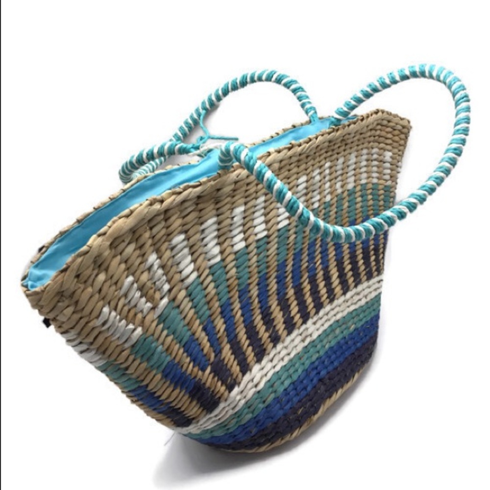 *FINAL PRICE* Sun & Sand Wicker Lg Beach Bag
